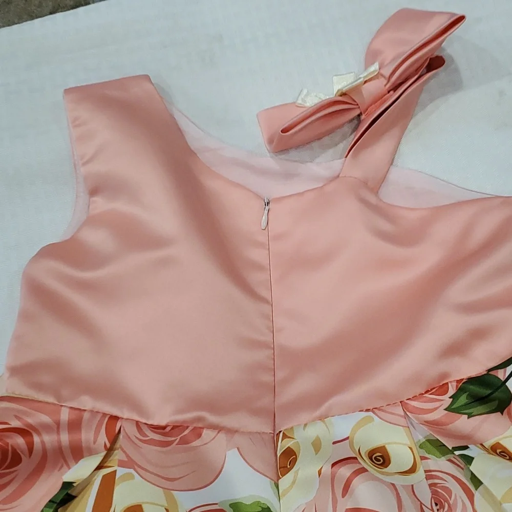 Girls floral dress size m - Picture 10 of 11